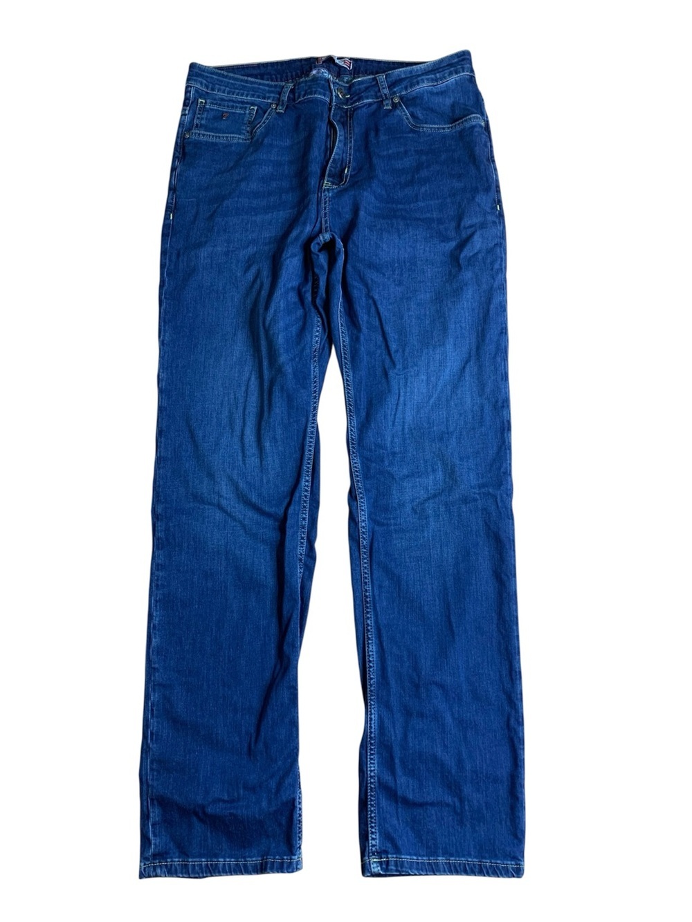 7 Downie St. Couture Men's Chelsea Fit Stretch Jeans Blue W38 L34